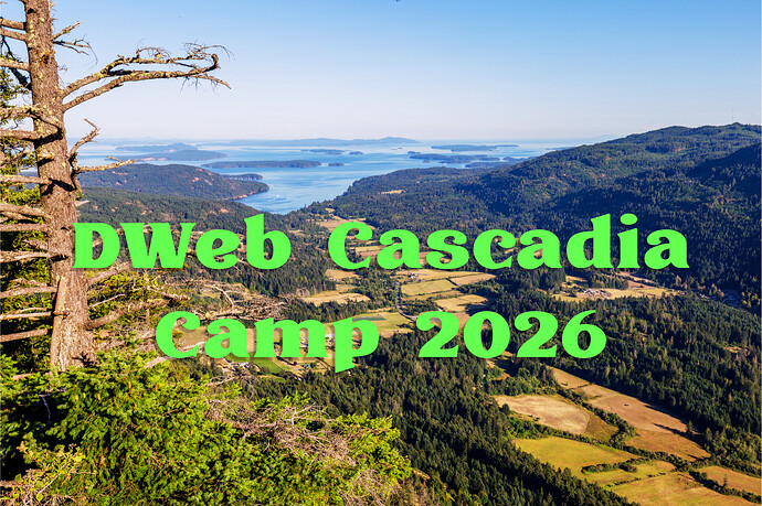 Announcing DWeb Camp Cascadia 2026!