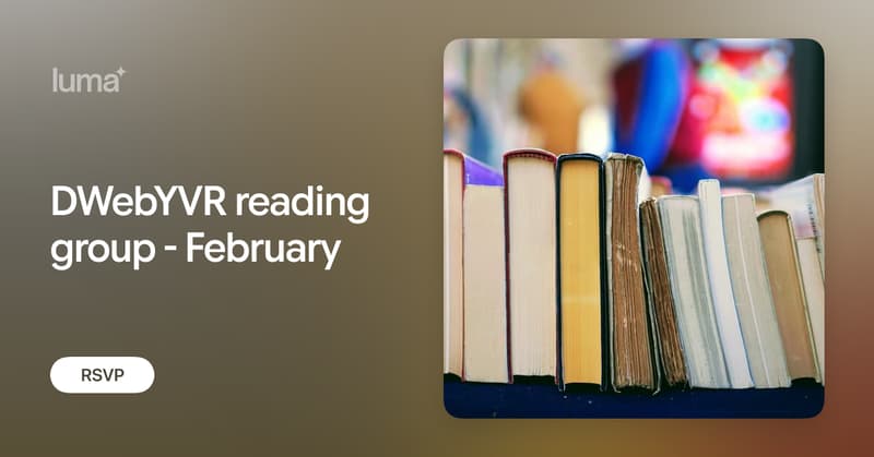 DWebYVR reading group - Shannon Vallor's The AI Mirror