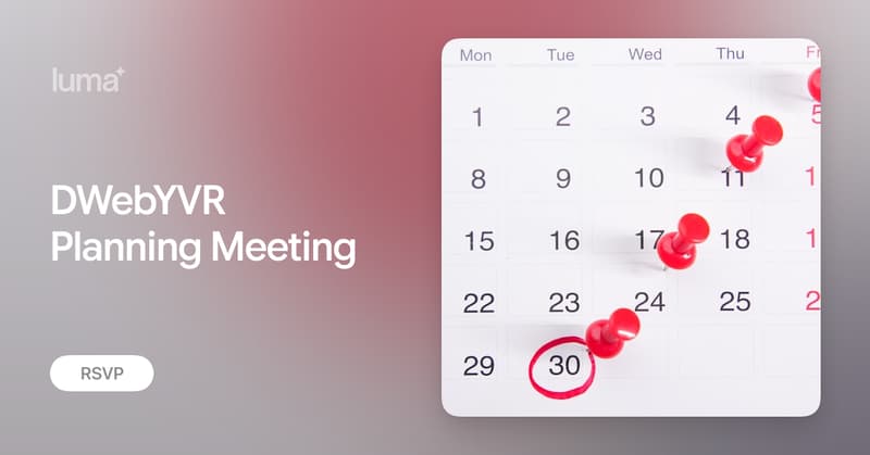 DWebYVR February 2026 events